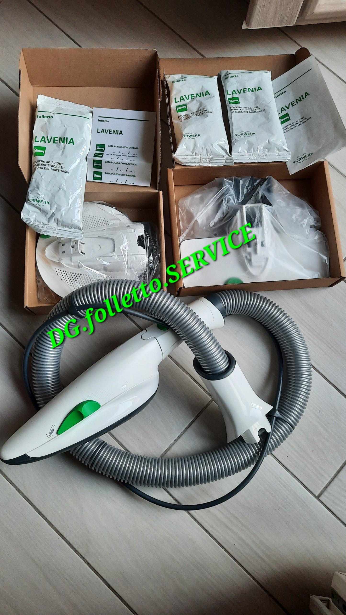 VORWERK PICCHIO NUOVO FOLLETTO PB440S + ACCESSORI MR & MP GARANZIA.