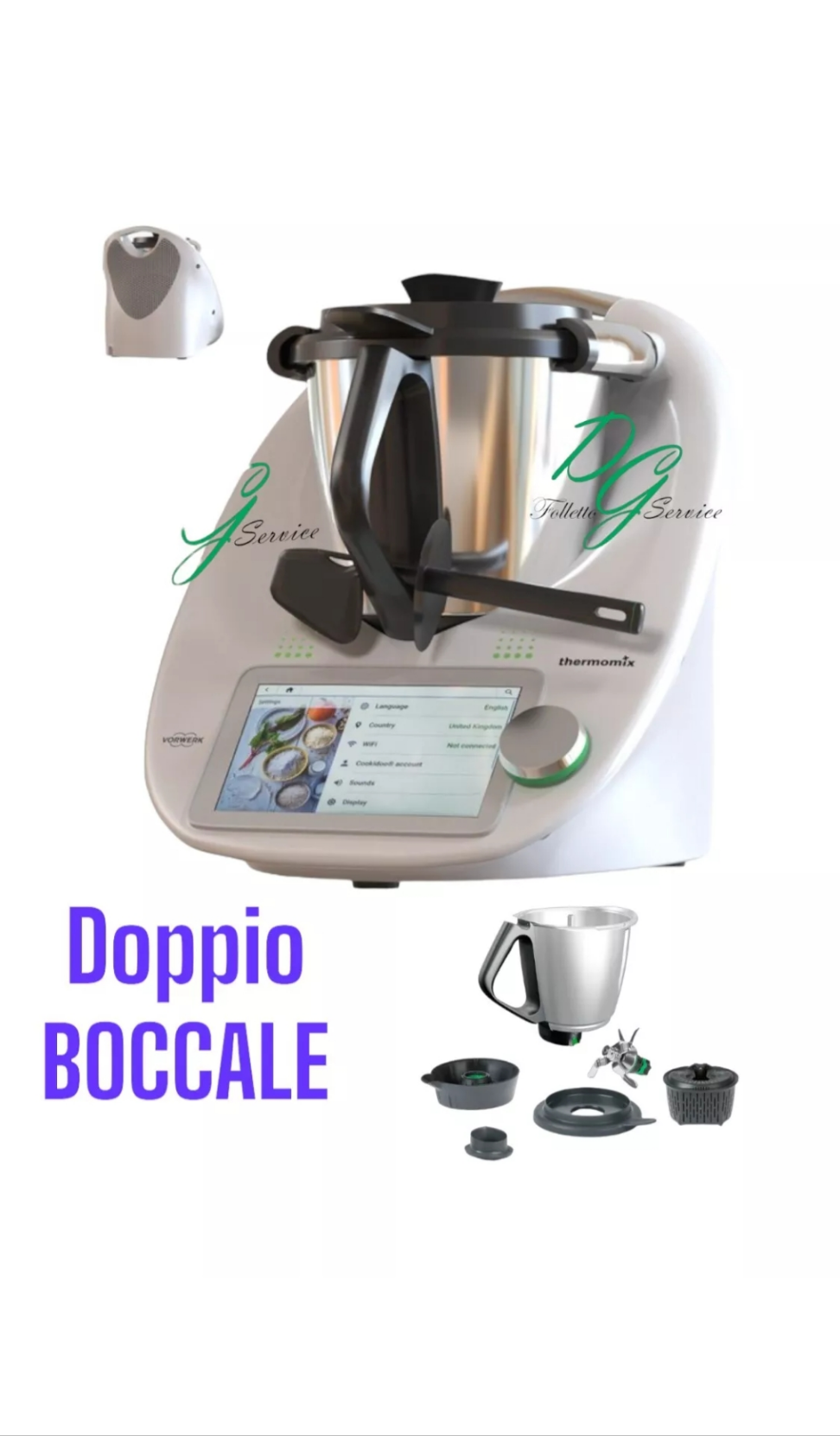 VORWERK BIMBY TM6 EXPO CON DOPPIO BOCCALE ORIGINALE GARANZIA 12 MESI - DGFOLLETTO SERVICE