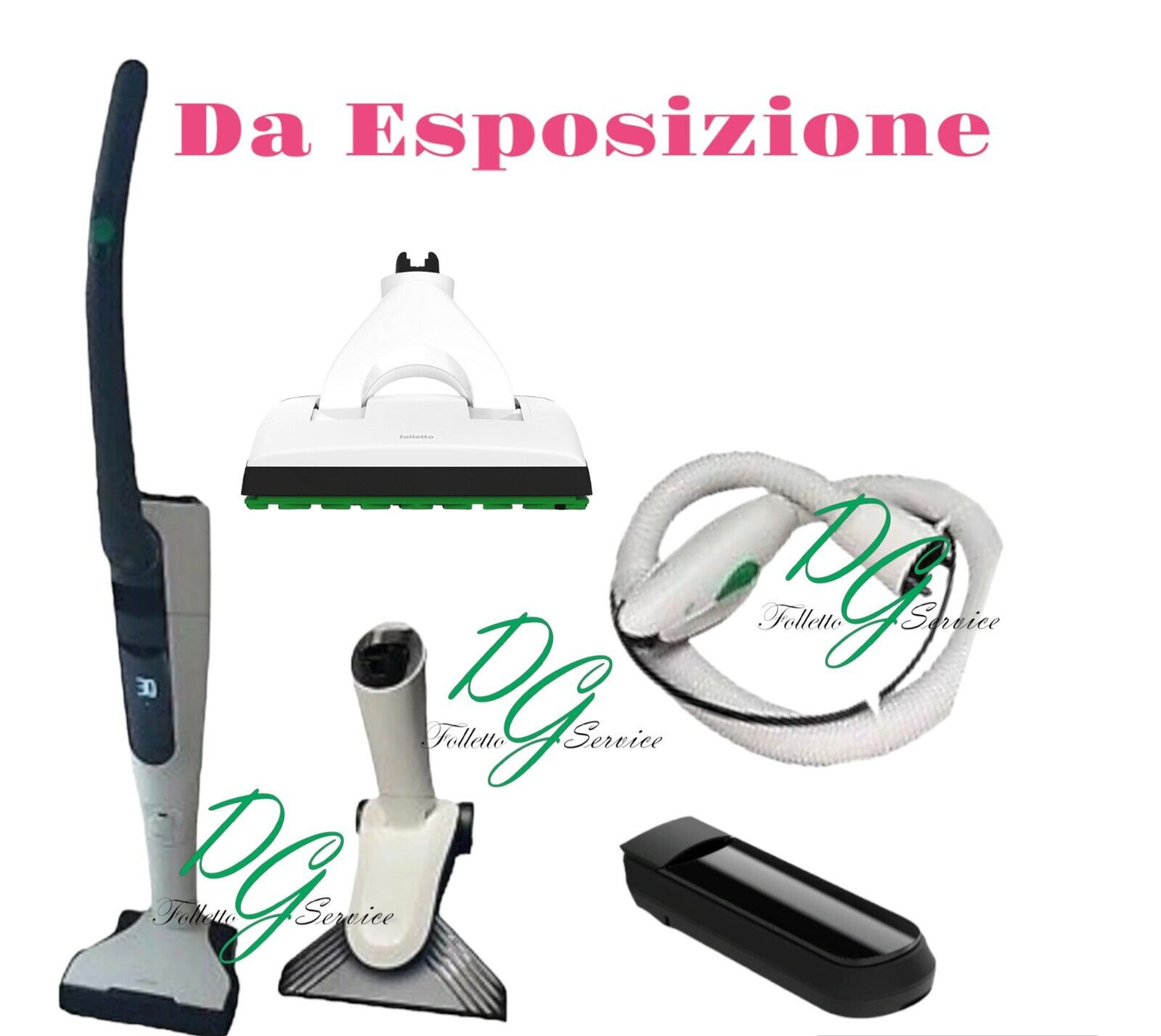 FOLLETTO VK7S SENZA FILO COMPLETO MULTIFUNZIONE +PICCHIO + PULILAVA + SACCA EXPO - DGFOLLETTO SERVICE