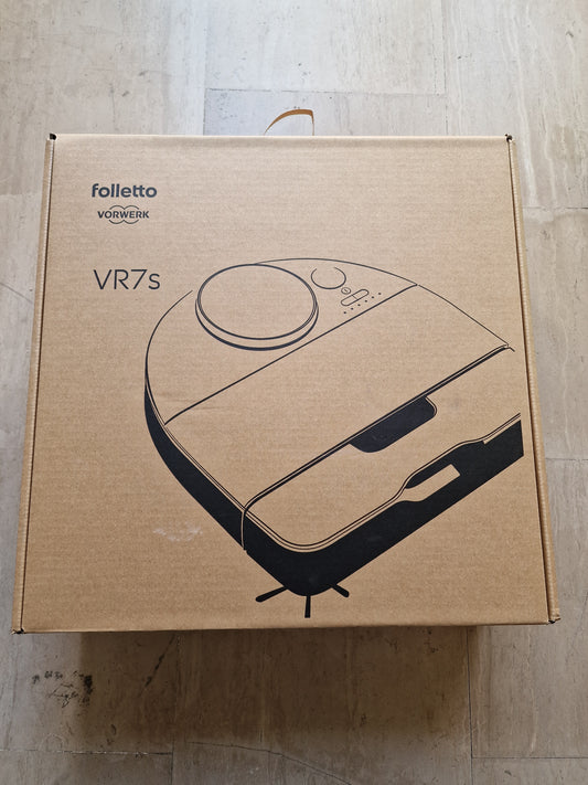 FOLLETTO VR7S ROBOT VORWERK EXPO ORIGINALE COMPLETO DI BASE + SACCHI. - DGFOLLETTO SERVICE 