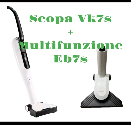 FOLLETTO NUOVO VK7s SENZA FILO COMPLETO DI MULTIFUNZIONE EB7s +  HD7 - DGFOLLETTO SERVICE 
