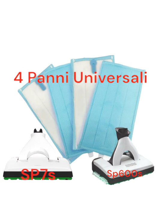 4 PANNI STRACCI PULILAVA FOLLETTO
SP600s / SP7s VK220s VK7s
UNIVERSALI SOFT.