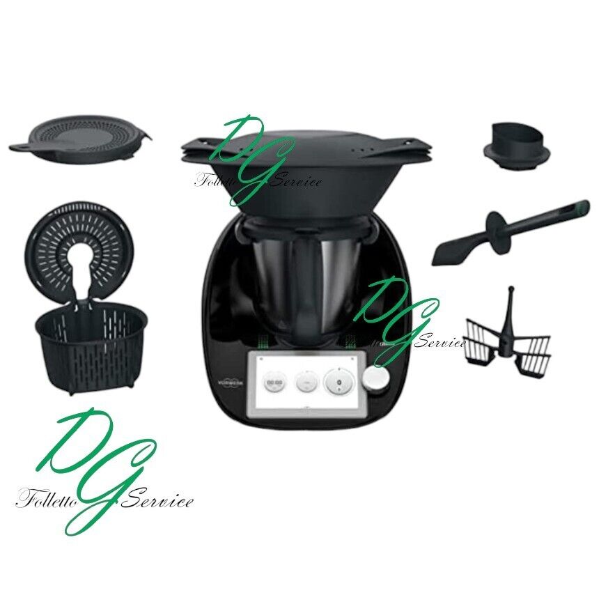 BIMBY TM6 NERO Sparkling "Limited Edition" GARANZIA ACCESSORI VAROMA - DGFOLLETTO SERVICE 